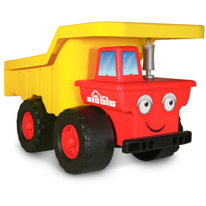 The Big Dig Dump Truck on a white background