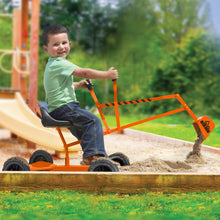 Load image into Gallery viewer, Boy at the playground on an Orange Special Edition Big Dig and Roll