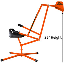 Load image into Gallery viewer, Orange Special Edition Big Dig with 25 inch dumping height callout  on White Background
