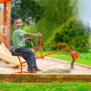 Boy at the playground on an Orange Special Edition Big Dig
