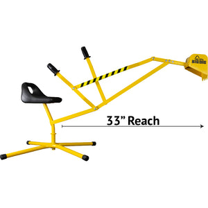 The Big Dig with 33 inch digging reach graphic