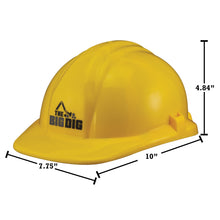 Load image into Gallery viewer, Big Dig Helmet Dimensions. 7.75 inches wide, 10 inches long, and 4.84 inches high